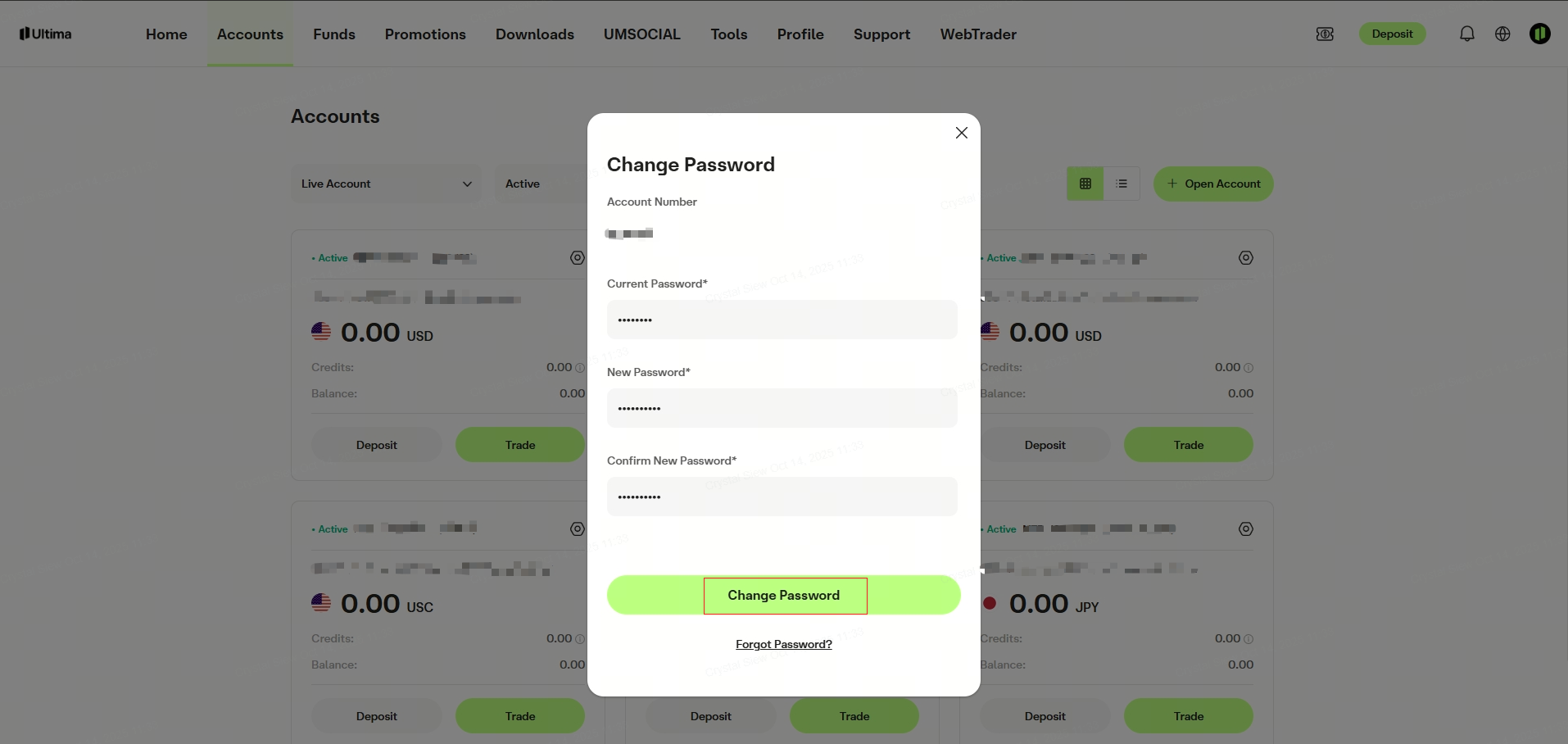 How to reset MT4 / MT5 login password? – Customer Support Center